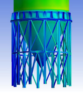 Black Liquor Finite Element Analysis Cone FEA