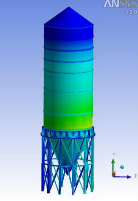 AV Nackawic Black Liquor Tank Finite Element Analysis FEA