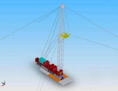 Onshore Drilling Derrick