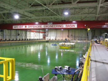 Testing at NRC Institute for Ocean Technologies (IOT)